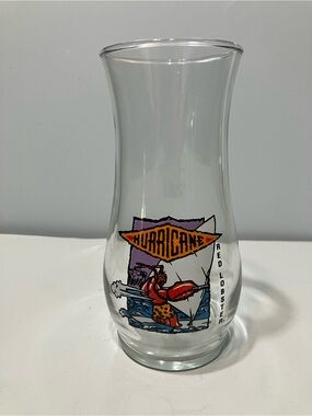 Hurricane Red Lobster Branded Hurricane Glass